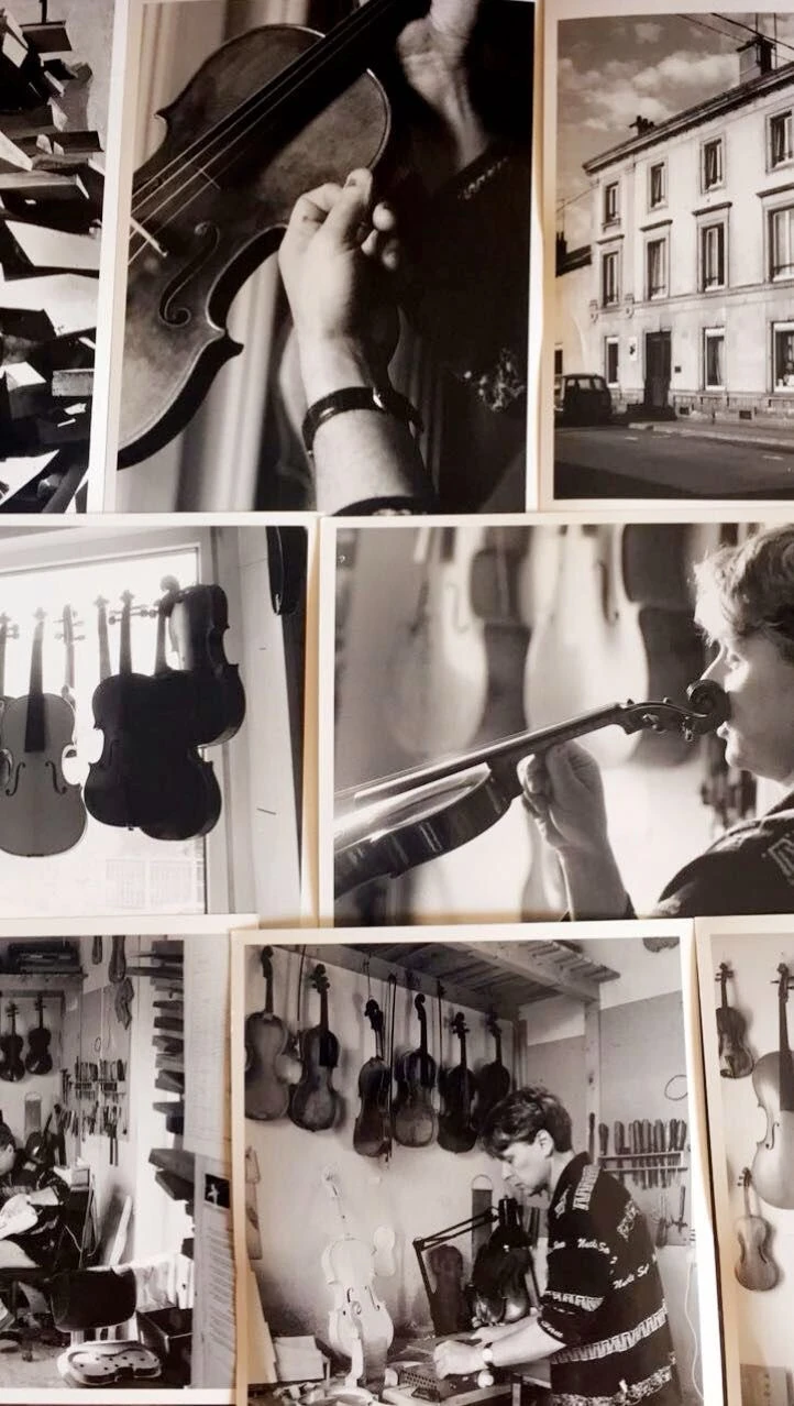Planche de photographies de l’atelier de Mirecourt