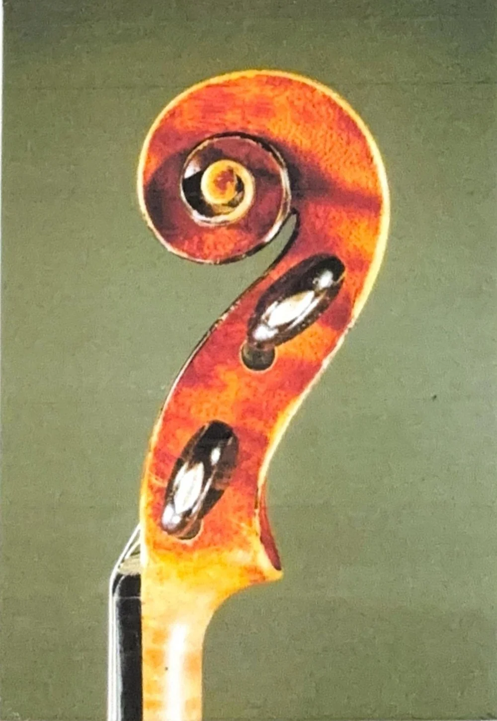 Volute du violon Vuillaume n° 8 de 1823